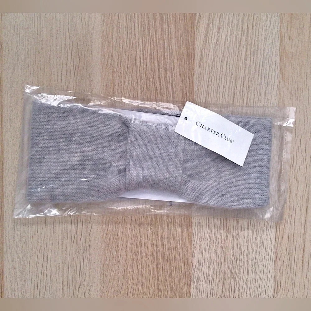 Charter Club Cashmere Earwarmer Headband